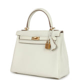 Hermès Kelly Retourné 25 Mushroom Togo Accastillage Doré