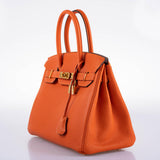 Hermès Birkin 30 Feu Togo Accastillage Doré - 2020, Y