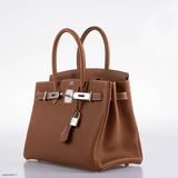 Hermès Birkin 30 Gold Togo avec finitions Palladium - 2020, Y