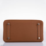 Hermès Birkin 30 Gold Togo avec finitions Palladium - 2020, Y
