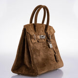 Hermès Birkin 30 Daim Veau Doblis Or Bijouterie Palladium - 2008, L Carré