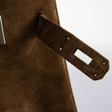 Hermès Birkin 30 Daim Veau Doblis Or Bijouterie Palladium - 2008, L Carré