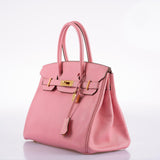 Hermès Birkin 30 HSS Rose Confetti Chevre Doré - 2015, T