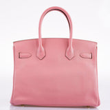 Hermès Birkin 30 HSS Rose Confetti Chevre Doré - 2015, T