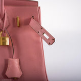 Hermès Birkin 30 HSS Rose Confetti Chevre Doré - 2015, T