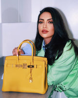 Hermès Birkin 30 Jaune Ambre Togo Accastillage Doré - 2018, C