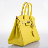 Hermès Birkin 30 Lime Epsom avec finitions Palladium - 2019, D