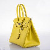 Hermès Birkin 30 Lime Epsom avec finitions Palladium - 2019, D