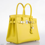 Hermès Birkin 30 Lime Epsom avec finitions Palladium - 2019, D