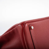 Hermès Birkin 30 Rouge Garance Togo avec Finitions Palladium - 2007, K Carré