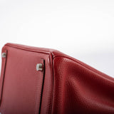 Hermès Birkin 30 Rouge Garance Togo avec Finitions Palladium - 2007, K Carré