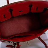 Hermès Birkin 30 Rouge Garance Togo avec Finitions Palladium - 2007, K Carré