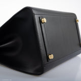 Hermès Birkin 30 Sellier Cuir Monsieur Noir Finition Dorée - 2020, Y