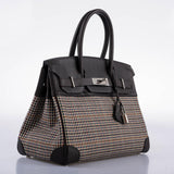 Hermes Birkin 30 Togo Et Laine Écossaise Laineuse Quincaillerie Palladium - 2006, J Carré