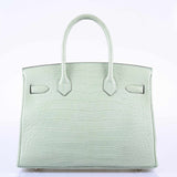 Hermès Birkin 30 Vert D'Eau Alligator Mat Palladium - 2019, D