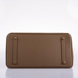 Hermes Birkin 35 Beige de Weimar Jonathan avec accastillage doré - 2020, Y