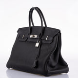 Hermes Birkin 35 Noir Togo Palladium - 2003, Carré G