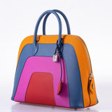 Sac Hermès Bolide 1923 30 Rainbow "Sunset" en cuir Epsom avec finitions palladium - 2020, Y