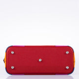 Sac Hermès Bolide 1923 30 Rainbow "Sunset" en cuir Epsom avec finitions palladium - 2020, Y