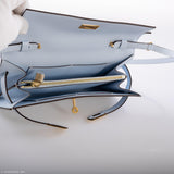 Portefeuille Hermes Kelly To Go Bleu Brume Epsom Quincaillerie Dorée