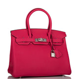 Hermès Birkin 30cm Framboise Togo Finitions Palladium