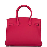 Hermès Birkin 30cm Framboise Togo Finitions Palladium