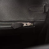 Hermès Birkin 35 Cuir Epsom Noir Bijouterie Palladium