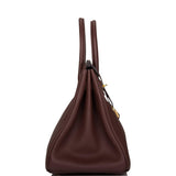 Hermès Birkin 35 Havane Clemence Quincaillerie Dorée