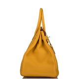Hermès Birkin 35 Jaune Ambre Togo Accastillage Or