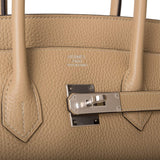 Hermès Birkin 35 Trench Clemence Finition Palladium