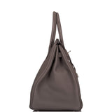 Hermès Birkin 35 cm Étain Togo Finition palladium