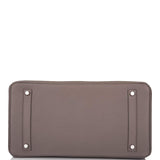 Hermès Birkin 35 cm Étain Togo Finition palladium