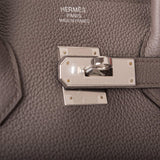 Hermès Birkin 35 cm Étain Togo Finition palladium