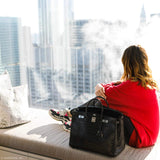 Hermes Birkin 40 Black Matte Porosus Crocodile Palladium Hardware
