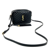 SAINT LAURENT Medium Monogram Lou Camera w/Gold