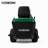 KOIBONI ProCut 2200H 620cc ride-on lawn mower with cutting deck and control panel, ideal for large lawn maintenance.