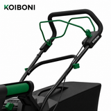 KOIBONI TurfMaster 20-inch 185cc PowerMove 3-in-1 lawn mower with adjustable height and durable design, ready for yard work.