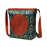 Boho Chic Indigo Canvas Bag