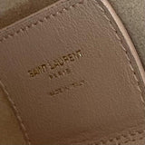 SAINT LAURENT Leather Shopper Tote Tall