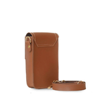 MOBO POUCH MARRON – Pochette classique en similicuir pour téléphone portable