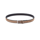 Beige Suede Belt with Plain Design