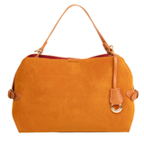 SUEDE BROWN HANDBAG