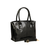 Sac à main texturé effet croco pour femme