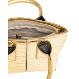 Élégant sac à main texturé croco pour femmes