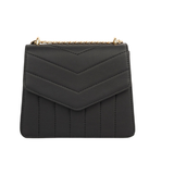 Sac à main matelassé noir