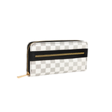 Checkered Wallet zip