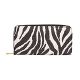 Sequin Printed Wallet black