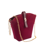 Sac seau daim marron