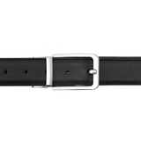 Ceinture unie noire pour homme