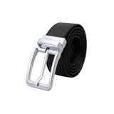 Ceinture unie noire pour homme
